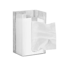 Yonrjhukm Wall Mounted Tissue Box, Multifunctional Paper Drawer, Bathroom Storage Box, Paper Towel and Face Towel Holder, Space-Saving Organizer for Kitchen, Office, and Bathroom