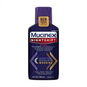 Mucinex sinus adult liquid - night shift 6 oz (Pack of 4)