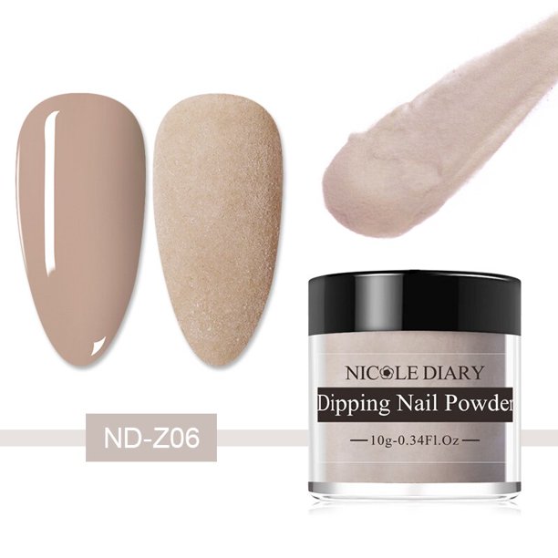 NICOLE DIARY, polvo de inmersión de uñas de Color, secado Natural, sin lámpara, pigmento de decoración artística, brillo de Gel DIY, inmersión acrílica francesa Tan Jianjun unisex