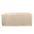 thumbnail image 6 of Efavormart 6FT Fitted Nude Polyester Rectangular Table Cover for Wedding Party Dining Banquet Events Restaurant Kitchen Home & Multi-Use, 6 of 10