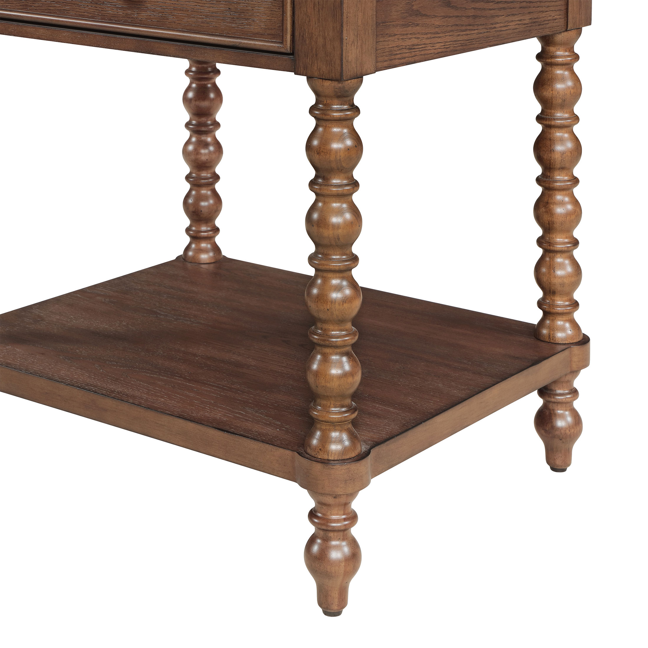 The Pioneer Woman Harper Spindle Nightstand, Homestead Brown photo 8