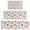 Pioneer Flower Floral-1, variant on Pioneer Flower Floral Print Pattern Kitchen Rugs Sets Of 3,Kitchen Runner Rugs Non Skid Washable,Decorative Kitchen Floor Mats for Kitchen,Sink,Laundry,17X30 Inch 17X47 Inch 17X59 Inch