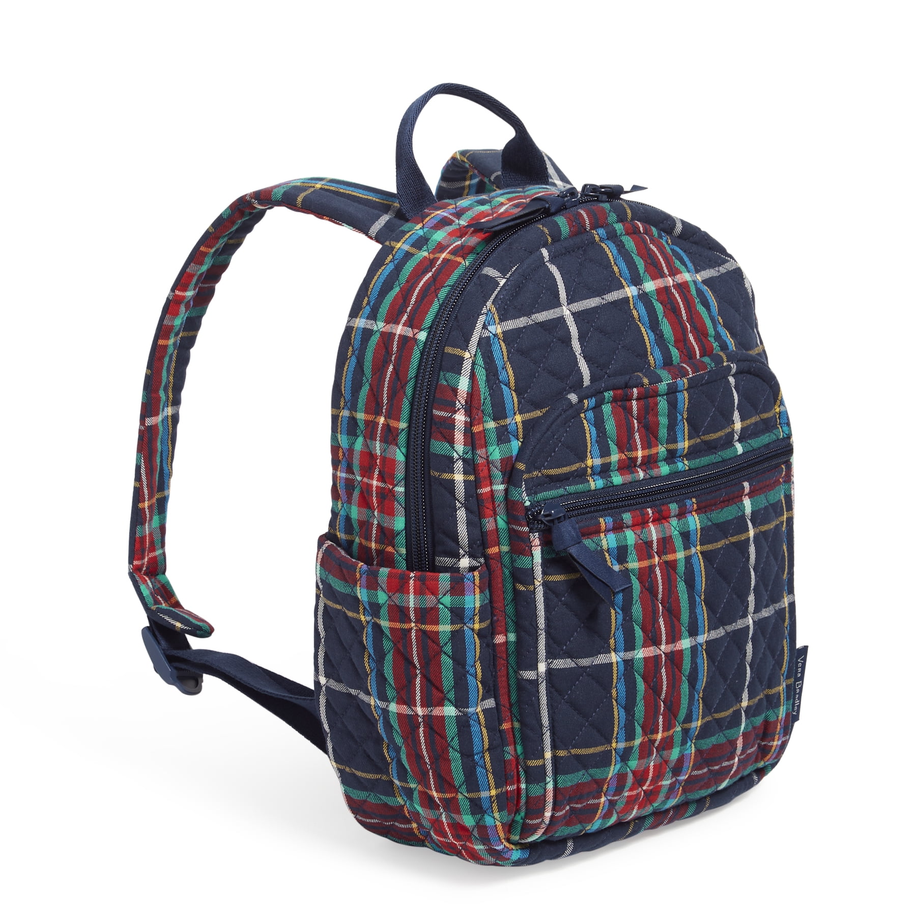 Vera Bradley Women's  Cotton Small Backpack Tartan Plaid