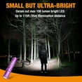 thumbnail image 2 of EverBrite Mini LED Flashlight, High Lumen Keychain EDC Aluminum Flashlight with 1 AAA Battery, 2 of 7