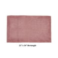 thumbnail image 3 of Better Trends 21" x 34" Premium Bathroom Rugs 100% Cotton Soft Reversible Tufted Bath Mat Water Absorbent Bath Rug Ideal for Bathroom Shower and Tub Use (Pink) Edge Collection, 3 of 4