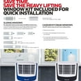 thumbnail image 6 of Honeywell 6,100 BTU (9,000 BTU ASHRAE) Portable Air Conditioner with remote, rooms up to 400 sq ft , MO08CESWB6, 6 of 15