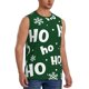 thumbnail image 2 of Balery Ho Ho Ho A Camisetas sin mangas para hombre, absorbe la humedad y protege contra el mal olor.-X-Large, 2 of 7