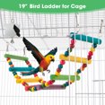 thumbnail image 3 of MQ 10 Packs Bird Swing Chewing Toys- Parrot Hammock Bell Toys Parrot Cage Toy Bird Perch with Wood Beads Hanging for Small Parakeets, Cockatiels, Conures, Finches,Budgie,Parrots, Love Birds, 3 of 7