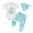 A-Sky Blue76, variant on Byoo Easter Outfits for Newborn Boys Soft Letter Printed Pullover T-Shirt Pants Summer Set Active Casual Clothes Set
