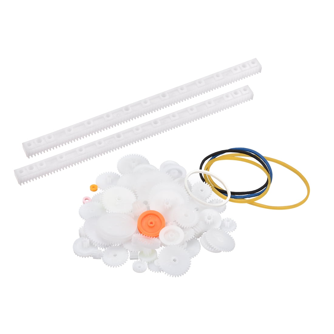75 Pcs Plastic Gear Package Kit DIY Gear Assortment Accessories set