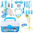 thumbnail image 1 of 1 Juego de juego de médicos para niños, Kit médico para niños pequeños, juguetes para niñas y niños pequeños, juguetes pequeños para niños pequeños, 1 of 7