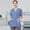 A002_Blue, variant on Scrubs for Women V-Neck Nurse Workwear Top with Pockets