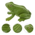 thumbnail image 1 of STRANDCHIC 2Pcs Decorative Frogs Models Green Plastic Frog Ornament Indoor Decor, 1 of 7