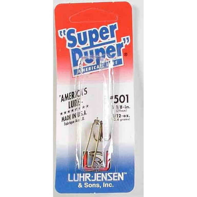 Luhr Jensen Super Duper Casting/Trolling U-Shaped Spoon Lure 1 1/8