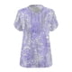 thumbnail image 4 of Karight Plus Size Women Tunic Tops Short Sleeve Tshirts Floral Printed V Neck T Shirt Plus Size Vacation Beach Blouse, 4 of 4