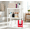 White, variant on Black 5-Tier Lightweight Plastic Storage Rack, 250lbs Load Capacity, 64×24×12 Inch Modular Organizer for Bathroom, Laundry, Garage and Household