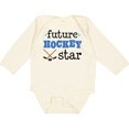 thumbnail image 3 of Inktastic Future Hockey Star Sports Boys or Girls Long Sleeve Baby Bodysuit, 3 of 5