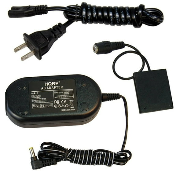 HQRP AC Adapter for Canon ACK-DC90 NB-11L fits PowerShot SX420 IS, ELPH 190 IS, A2300, A2400 IS, A2500, A2600, A3400 IS, A3500 IS, A3500IS, A4000 IS, ELPH 340 HS Digital Camera