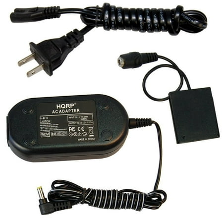 

HQRP AC Adapter for Canon ACK-DC90 NB-11L fits PowerShot SX420 IS ELPH 190 IS A2300 A2400 IS A2500 A2600 A3400 IS A3500 IS A3500IS A4000 IS ELPH 340 HS Digital Camera + Euro Plug Adapter