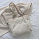 thumbnail image 4 of Bolso de lona bordado a la moda para mujer, bonitos de viaje para compras de gran capacidad, 4 of 9