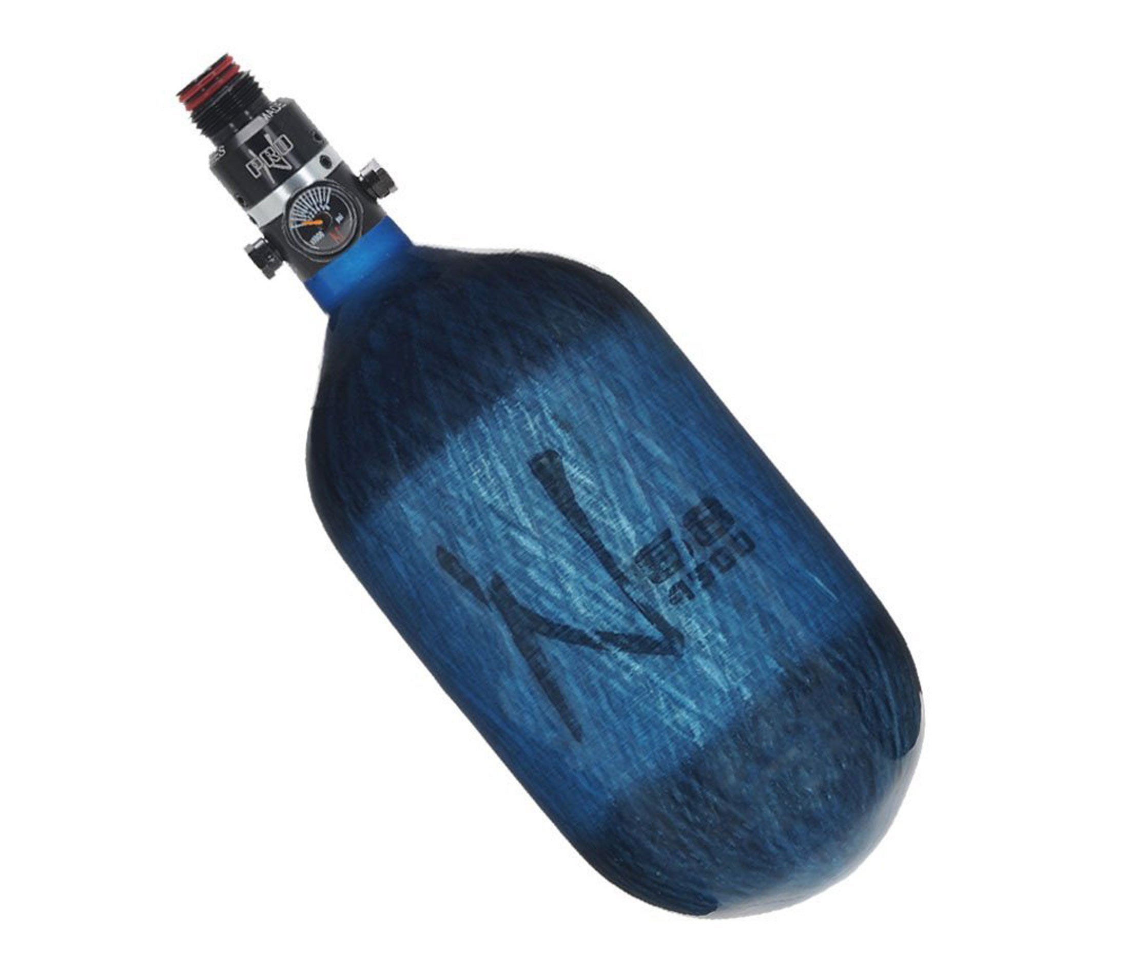 Ninja Carbon Fiber HPA Tank 68/4500 LITE PRO V2 SLP REG Translucent Blue 
