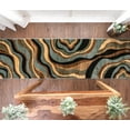 thumbnail image 5 of Well Woven Custom Size Runner - Choose Length - Hudson Waves Blue Geometric Stripes Modern 27 Inch Wide x 50 Feet Long Runner (27" x 50') Abstract Stripes Carpet, 5 of 5