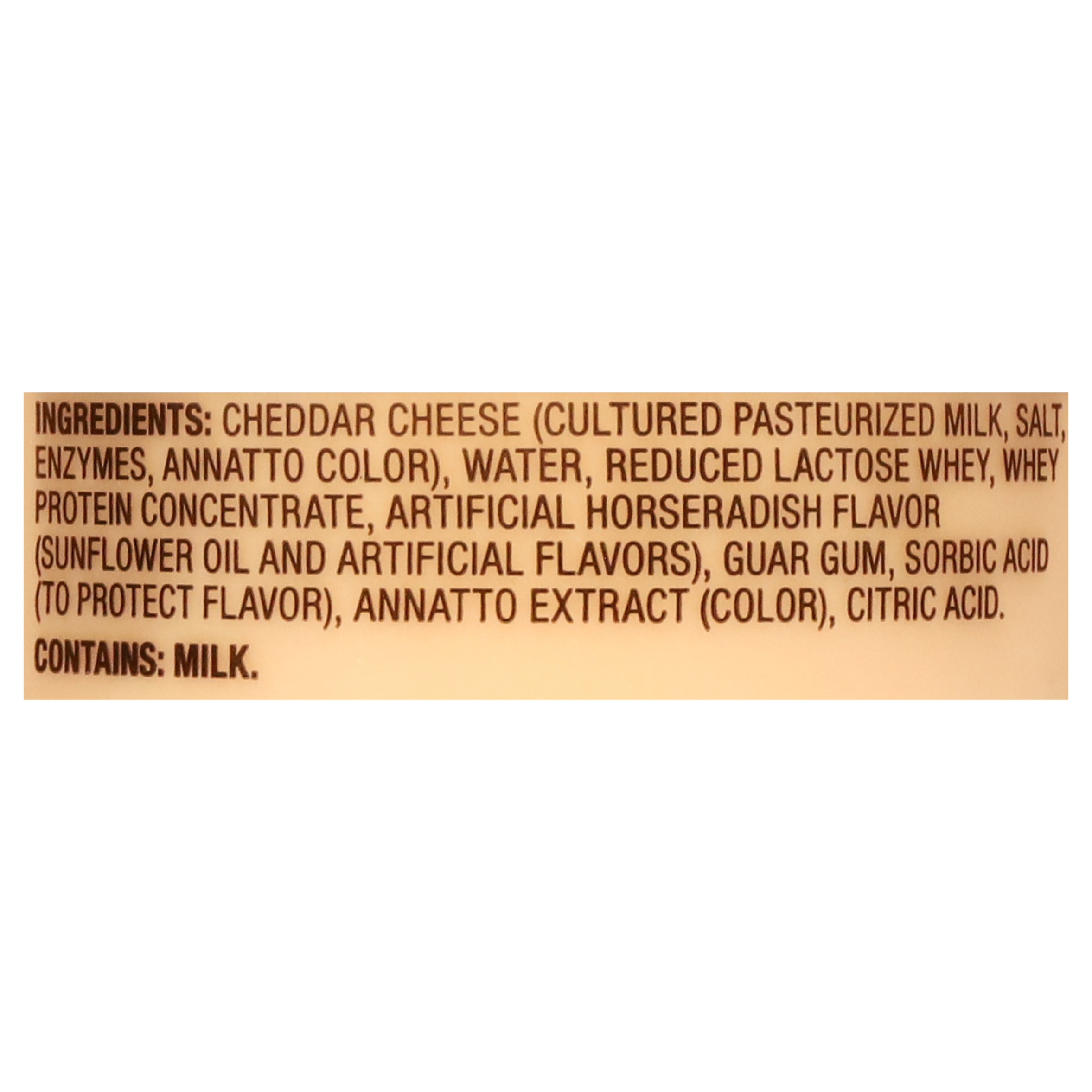 Shullsburg Creamery Horseradish Cheddar Spreadable Cheese Spread, 13 oz, Tub, Refrigerated