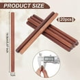 thumbnail image 2 of 20Pcs Walnut Dowel Rods 5.9 Inch Long Walnut Wood Sticks 0.4 Inch Unfinished Round Sticks Wooden Carving Blocks Wooden Sticks for Building Model Material DIY Craft Supplies - Coconut Brown for making, 2 of 9