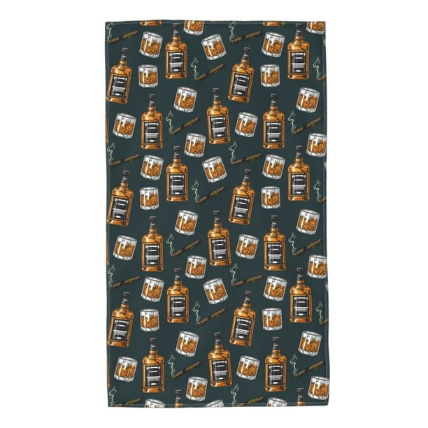 Balery Cigar Toalla de Microfibra Premium con Estampado – 27.5x16 pulgadas, Alta Absorción, Suave y Aterciopelada, Secado Rápido