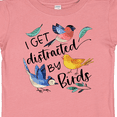 thumbnail image 4 of Inktastic I Get Distracted by Birds Boys or Girls Baby T-Shirt, 4 of 5