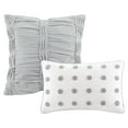 thumbnail image 4 of Home Essence Kay Cotton Tufted Ivory 7 piece Duvet Cover Bedding Set, King/Cal King, 4 of 9