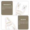 thumbnail image 3 of Miangastore Curtain Track Pulley Beige Plastic 50Pcs 1.2In, 3 of 9