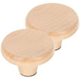 thumbnail image 6 of Tineasur Beige Wood and Steel Pot Lid Handles Heat-Resistant Anti-Scalding for Home Use 2Pcs, 6 of 8