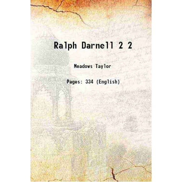 Ralph Darnell Volume 2 1865 [Hardcover]