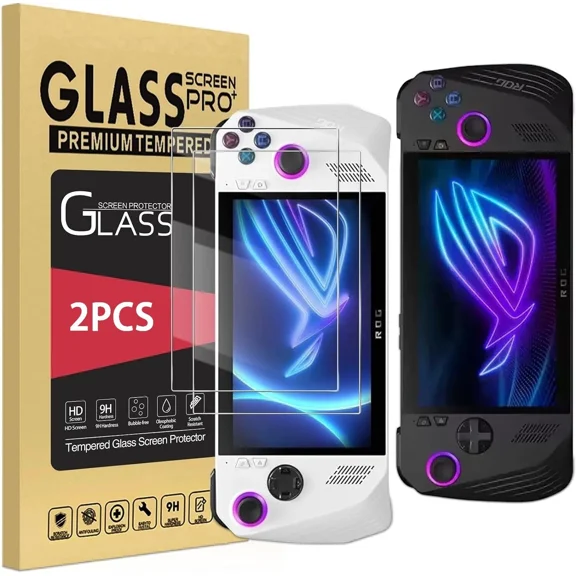 YANI- 2X Screen Saver For Asus Rog Ally X 2024/ Rog Ally 2023 Tempered Glass Protector