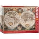 thumbnail image 1 of Rompecabezas EuroGraphics con el mapa antiguo del mundo, 2000 piezas, 1 of 3
