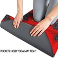 thumbnail image 3 of Black Controllers Games Icons Red Pattern Hot Yoga Mat Towel Non Slip for Hot Yoga - Quick-Drying Yoga Mat Cover with 4 Corner Pockets with Travel Bag - Hot Yoga Towel Non Slip 70"x26", 3 of 6