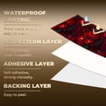 thumbnail image 5 of Gothic Peel and Stick Wallpaper Mystical Moth Velvet Wings Magical Roses Hyper Detailed Art Wall Mural 17.7in x 9.8ft Self Adhesive Removable Wall Paper Renter Friendly Wallpaper for Bedroom, 5 of 8