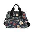 thumbnail image 6 of FORMRS Reusable Lunch Bag for Work School Leakproof Insulated Cooler with Adjustable Shoulder Strap, Floral Raspberry Pattern, 6 of 6