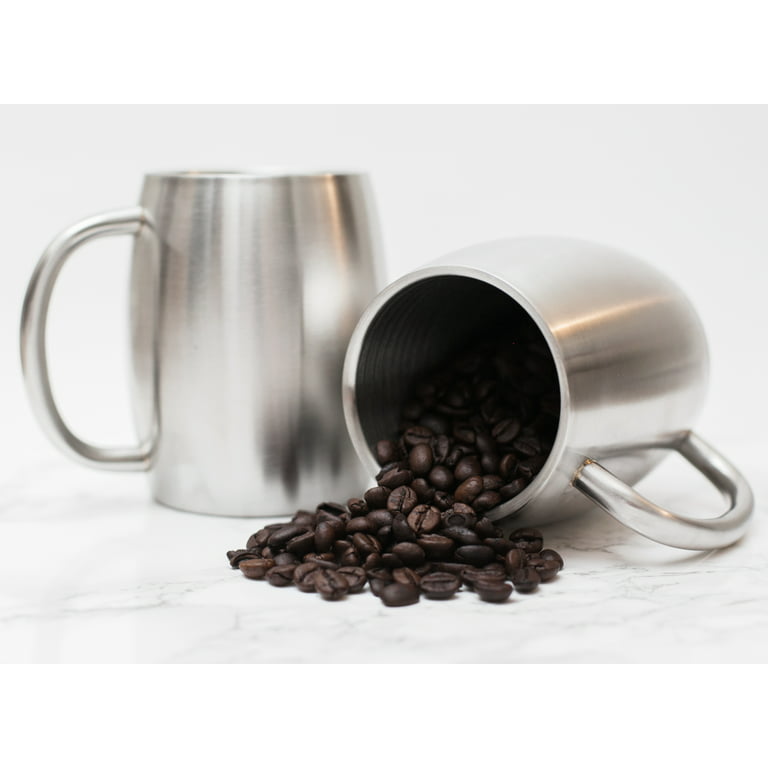 Stainless Steel Insulated Double Wall Travel Coffee Tea Mug Cup 14 Oz —  AllTopBargains