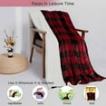 thumbnail image 2 of Flannel Heating Blanket with Auto Shut Off, Body Warming Electric Throw, 2 of 9