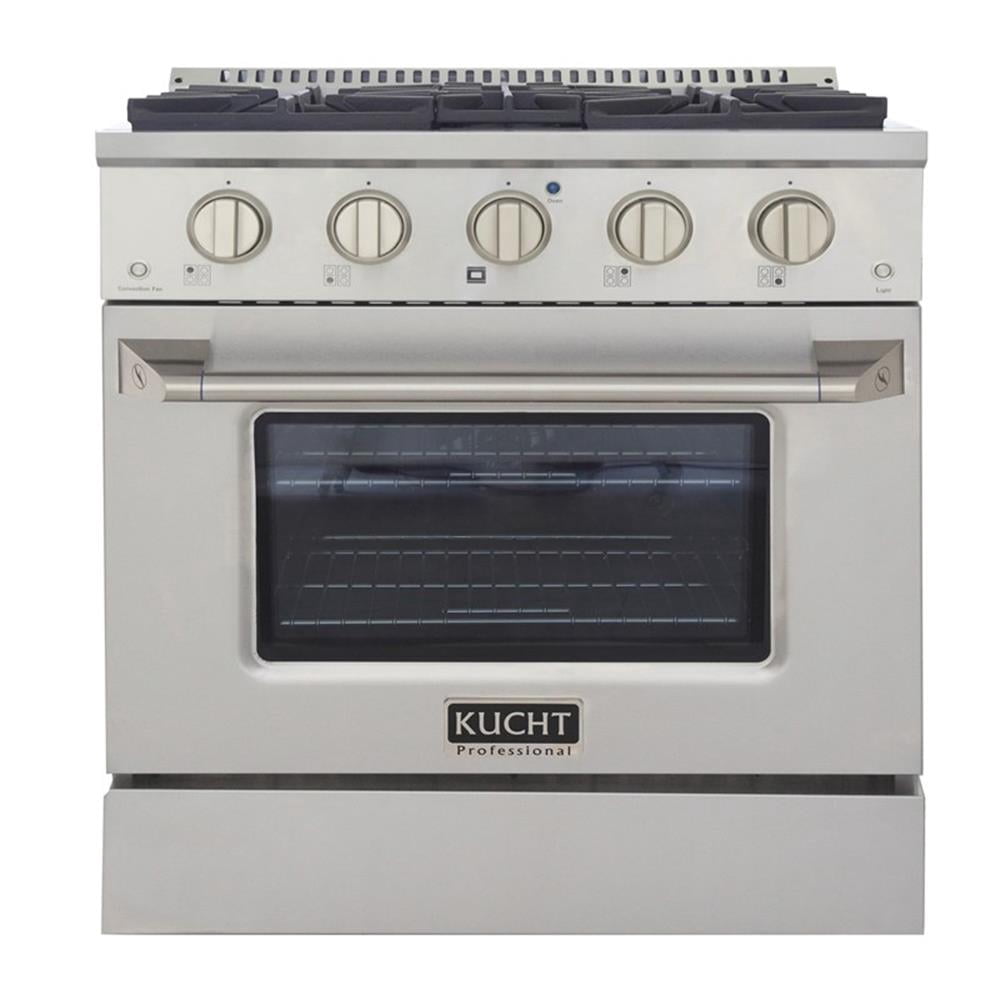 Pemberly Row 30" 4.2 cu. ft. Dual Fuel Range Propane Gas Sealed Burners - Silver