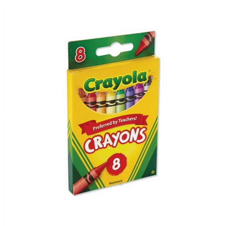 Crayola Crayons, 8 Count (52-3008) (3 Pack), Pack of 3, 3 Piece