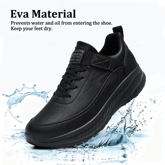 Work Chef Shoes for Women Men, Wide Width Non Slip Waterproof for Standing All Day