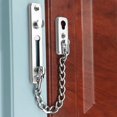 thumbnail image 5 of Cadenas de seguridad para puerta corredera JAMW con tornillos Plateado, 5 of 5