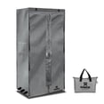 thumbnail image 1 of KNOX Storage Shelf Cover, Heavy-Duty, Waterproof & Dustproof Shelving Rack Cover with Padded Handles, Side Storage Pouch & Bonus Storage Bag, Solid Grey Front & Back - Fits 48"W x 24"D x 72"H, 1 of 7