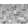 thumbnail image 1 of Ahgly Company Indoor Rectangle Patchwork Gray Transitional Area Rugs, 4' x 6', 1 of 1