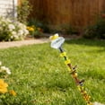 thumbnail image 4 of Fairy Wand Beaded Garden Stakes, Bee Garden Stakes Fairy Wand DIY Beaded Stakes, Garden Decor Includes Crystal Stopper Top, Bee Pendant, for Craft Supply, Outdoor Decorations, White, 4 of 7