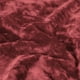 thumbnail image 5 of Sábana bajera ajustable PHF Truly Velvet, tamaño doble, color rojo vino, 5 of 6