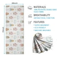 thumbnail image 2 of White Princess Castle Pattern Hot Yoga Mat Towel Non Slip for Hot Yoga - Quick-Drying Yoga Mat Cover with 4 Corner Pockets with Travel Bag - Hot Yoga Towel Non Slip 74"x26", 2 of 6